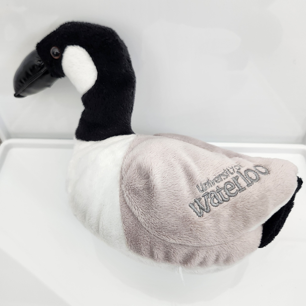 Plush Goose - Black and White